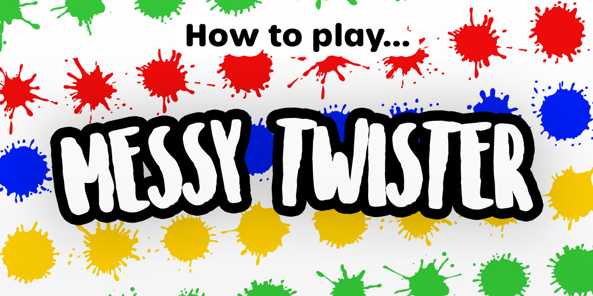 Messy Twister Game With A Paint Twist