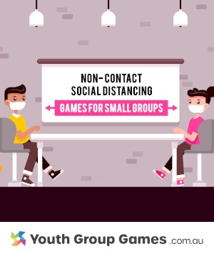 Non-contact small group games that practice social distancing